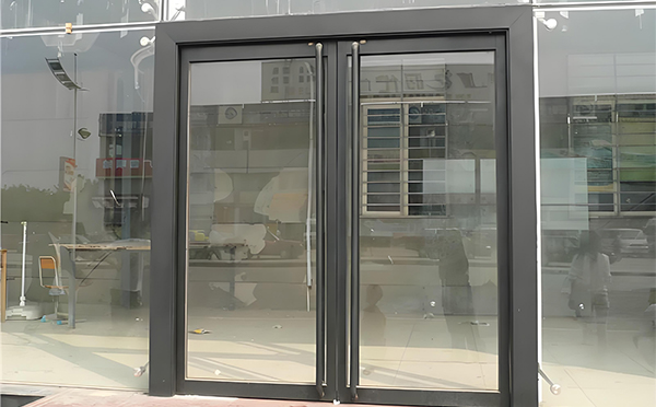 独山子玻璃地弹门