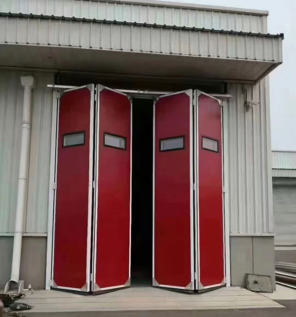 独山子工业折叠门在大型装配车间出入口的应用实例